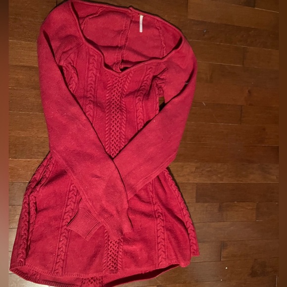 Free people ‘small world’ Knit mini dress - Picture 2 of 5